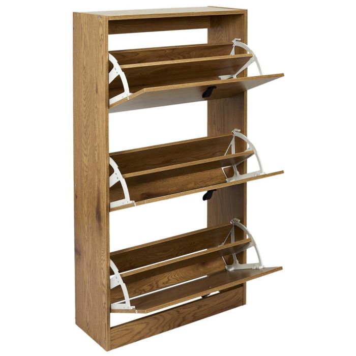 Home Deco Factory Mueble Zapatero 3 Puertas Colección Industriel con Estantes - 63x24x117 cm 3 Home Deco Factory Mueble Zapatero 3 Puertas Colección Industriel con Estantes - 63x24x117 cm 3