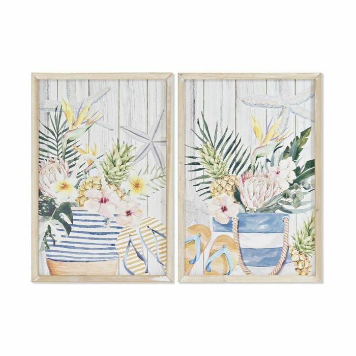 Cuadro Mediterraneo DKD Home Decor Azul 1.8 x 60 x 40 cm (2 Unidades) Cuadro Mediterraneo DKD Home Decor Azul 1.8 x 60 x 40 cm (2 Unidades)