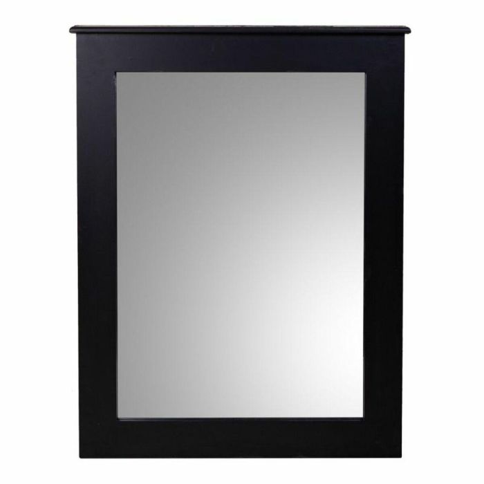 Espejo de pared Alexandra House Living Negro 3 x 90 x 70 cm Rectangular