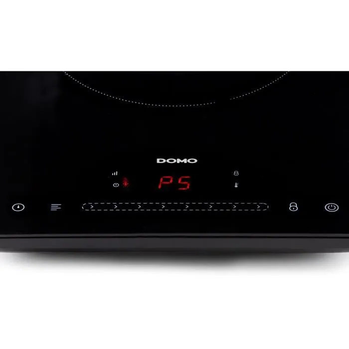 Domo DO332IP Placa de Inducción 1 Fuego 2000W Pantalla Táctil Temporizador Digital 8 Niveles 20cm 2