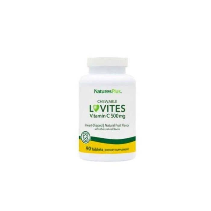 Lovites Vitamina C Masticable 500mg Sabor Cereza 90 Comprimidos para Sistema Inmunológico y Antioxidante