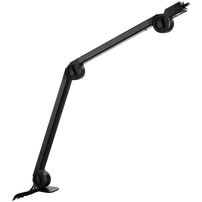 Cherry MA 6.0 UNI Soporte de Escritorio USB con Hub Integrado, Aluminio, Negro