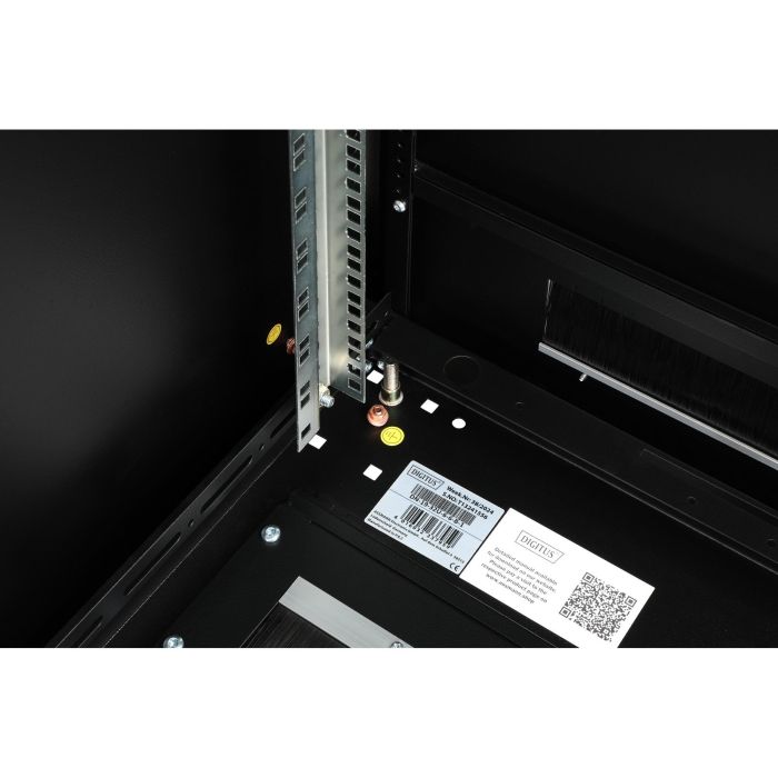 DIGITUS Netzwerkschrank Unique 32HE 1609x600x600mm schwarz (Speditionsversand) 9