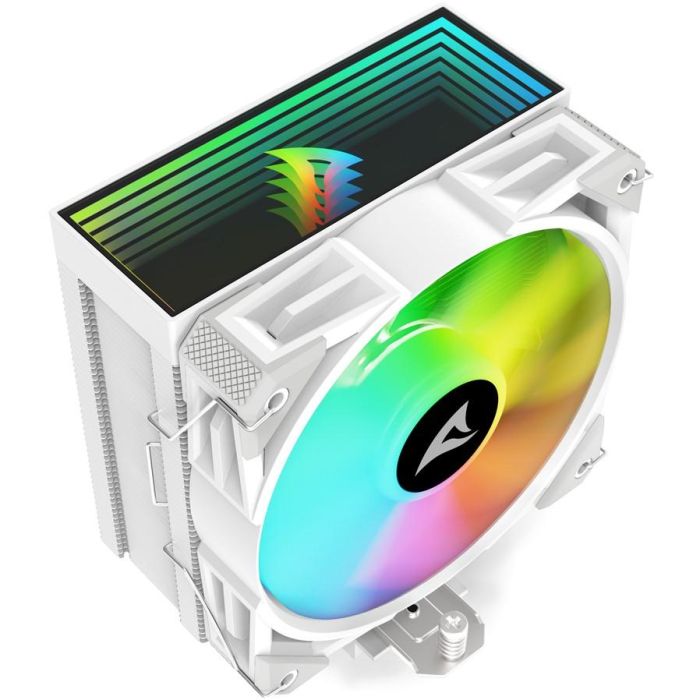 Sharkoon A40 Refrigerador de Aire para CPU RGB Blanco - Ventilador de 12 cm, 500-1800 RPM, 121.55 m³/h, TDP 230W 9 Sharkoon A40 Refrigerador de Aire para CPU RGB Blanco - Ventilador de 12 cm, 500-1800 RPM, 121.55 m³/h, TDP 230W 9