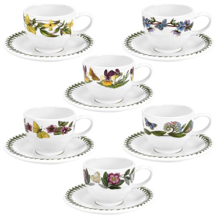 Portmeirion Taza Café con Plato Botanic Garden 100 Ml (6 Unidades) Porcelana 1