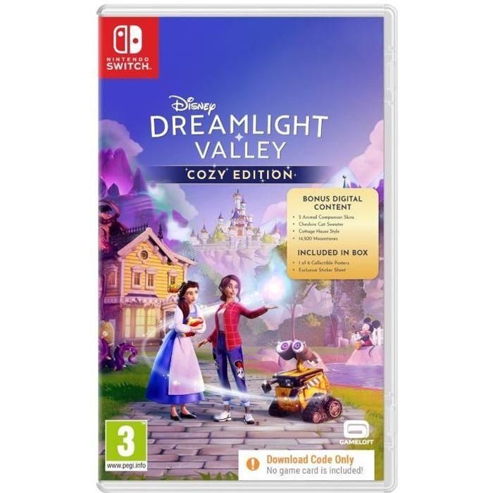 Disney Dreamlight Valley Cozy Edition - Juego para Nintendo Switch (código en una caja)