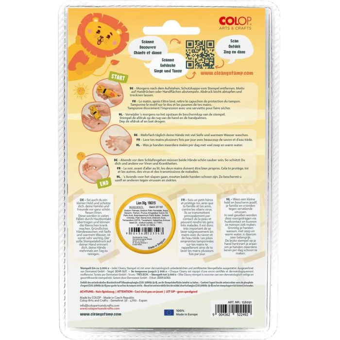 COLOP little NIO Cleany Stamp Leo retail 3 COLOP little NIO Cleany Stamp Leo retail 3