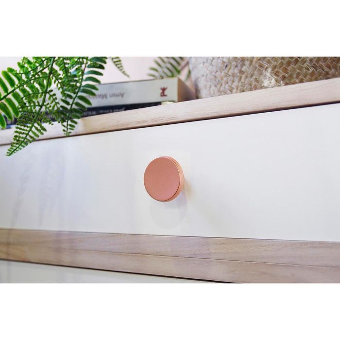 Rei mod 774 Blister 2 Pomos Redondos para Mueble Ø35mm Zamak Oro Rosso Mate 2 Rei mod 774 Blister 2 Pomos Redondos para Mueble Ø35mm Zamak Oro Rosso Mate 2