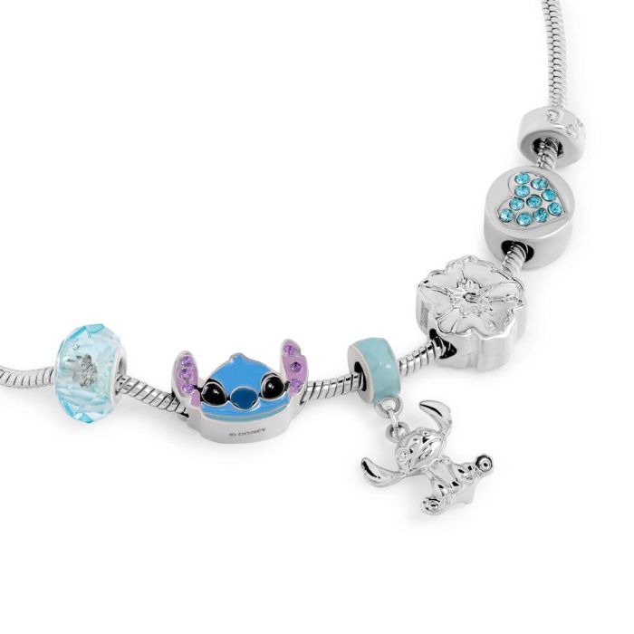 Pulsera charm Stitch Disney plata 2 Pulsera charm Stitch Disney plata 2