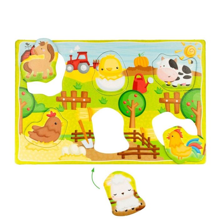 Juego Educativo Lisciani 26 x 6 x 26 cm Animales Método Montessori 67 Piezas 6 Unidades 4