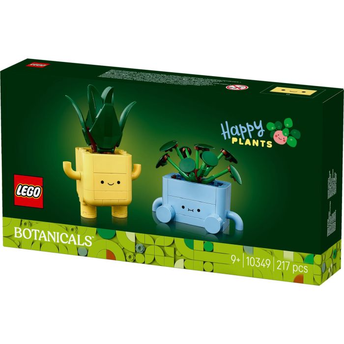 LEGO 10349 Botanicals Plantas Felices Set de Construcción - Drácena y Pilea con Macetas Intercambiables para Decoración 14