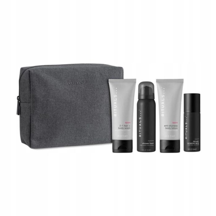 Rituals Homme sport gel de baño 50 ml + espuma de baño 1u. + locion corporal perfumada 1u. + desodorante spray 1u. Rituals Homme sport gel de baño 50 ml + espuma de baño 1u. + locion corporal perfumada 1u. + desodorante spray 1u.