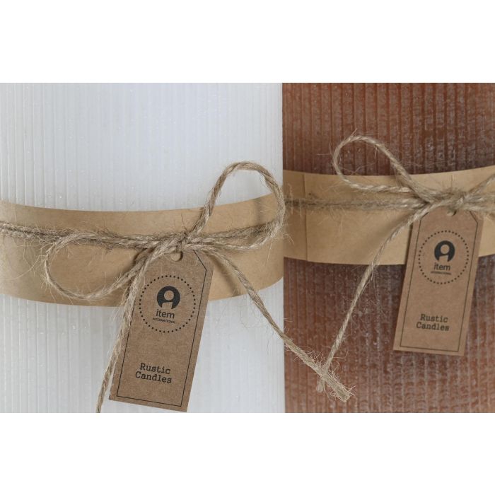 Vela Navidad Alpina DKD Home Decor Blanco Marron 10 x 14 x 10 cm (6 Unidades) 1 Vela Navidad Alpina DKD Home Decor Blanco Marron 10 x 14 x 10 cm (6 Unidades) 1