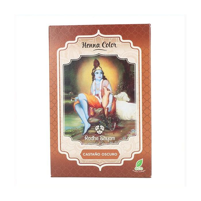 Radhe Shyam Henna En Polvo Castaño Oscuro 100G