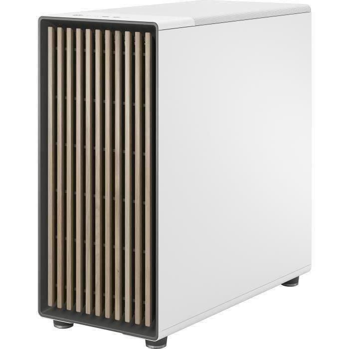 Fractal Design FD-C-NOR1X-04 Carcasa Midi Tower Blanco, Compatible con ATX, 3 Ventiladores 140mm, Vidrio Templado 1