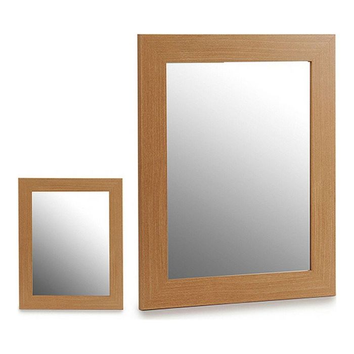 Espejo de pared Gift Decor 629557D 629557D Marrón 39 x 1,5 x 49 cm 39 x 49 x 2 cm 1