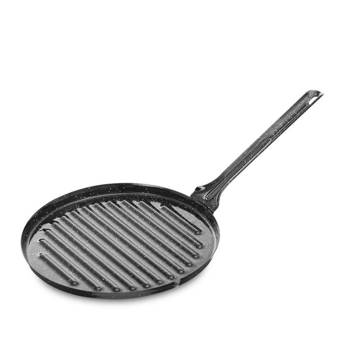 Vaello Asadora esmaltada redonda Ø26 cm, acero laminado recubierto de esmalte, para carnes, pescados y verduras