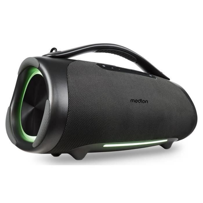 Medion AAAPE76038 Altavoz Bluetooth XL, 100W RMS, 30h Autonomía, Protección IPX7, Iluminación RGB 1