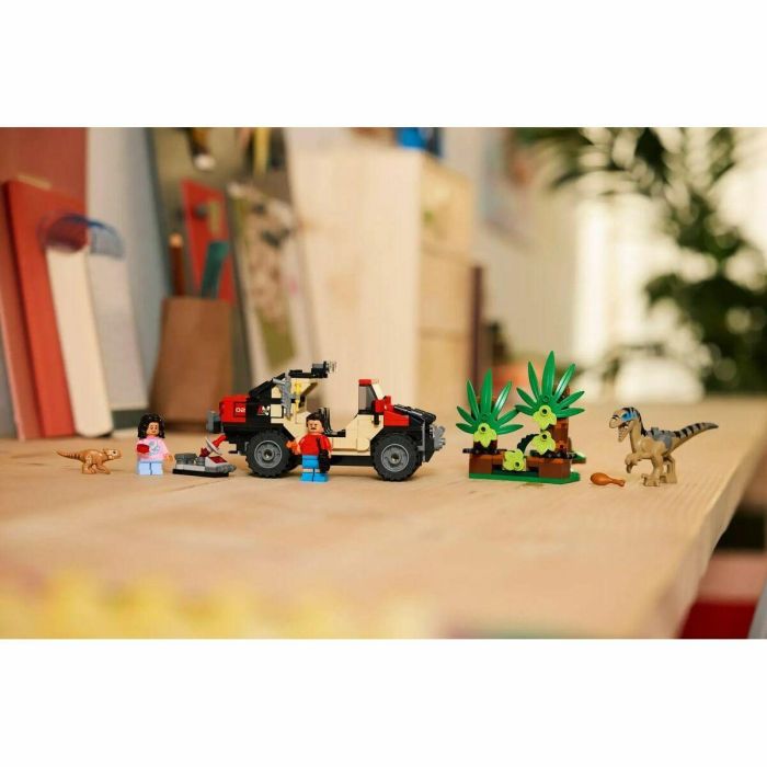 Lego Set de Construcción Jurassic World Velociraptor 76972, 285 Piezas, Juego para Niños 8