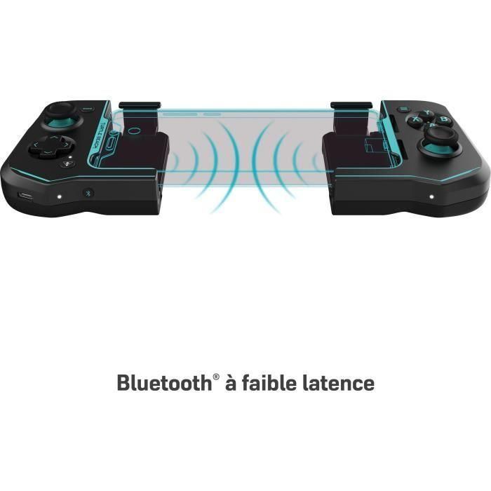 Controlador de juegos para móvil Android - Turtle Beach Atom - Bluetooth - Negro/Cian 4 Controlador de juegos para móvil Android - Turtle Beach Atom - Bluetooth - Negro/Cian 4