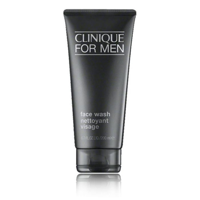 Clinique MEN Face Wash Limpiador Facial Hombre Gel Pre-afeitado Limpieza Profunda Piel Mixta/Seca Hipoalergénico 200 ml