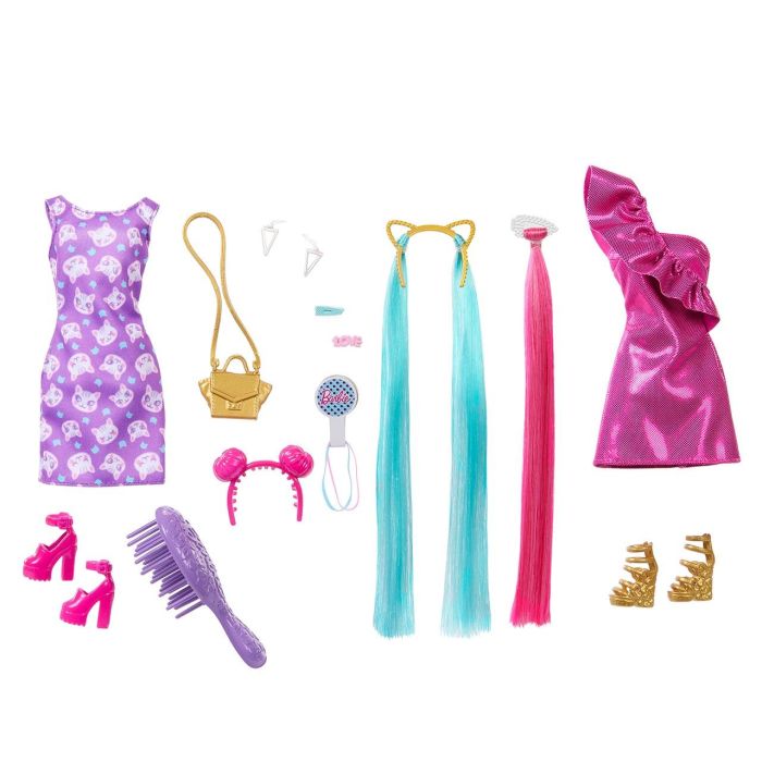 Barbie Surtido Totally Hair 2.0 Pelo Extralargo Hkt95 Mattel 3