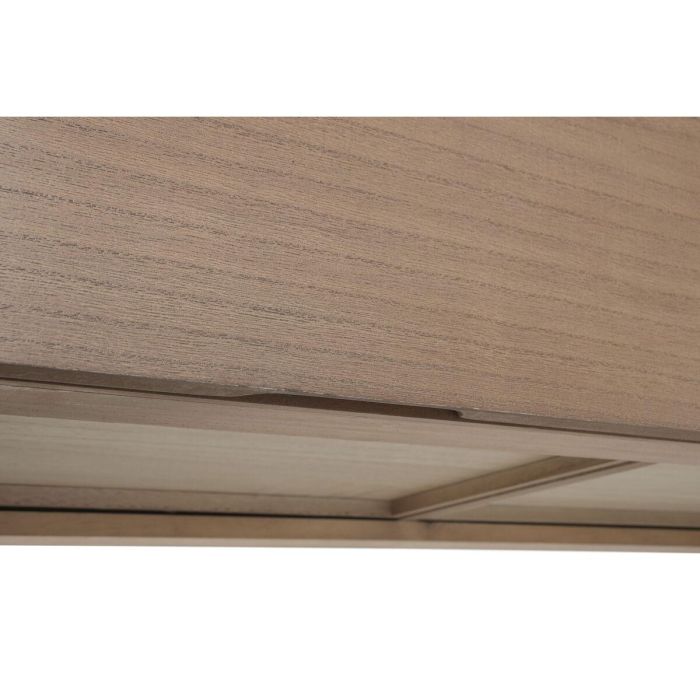 DKD Home Decor Mueble TV Urban Marrón de Madera de Paulownia y Olmo 120 x 40 x 45 cm con 2 Cajones 1