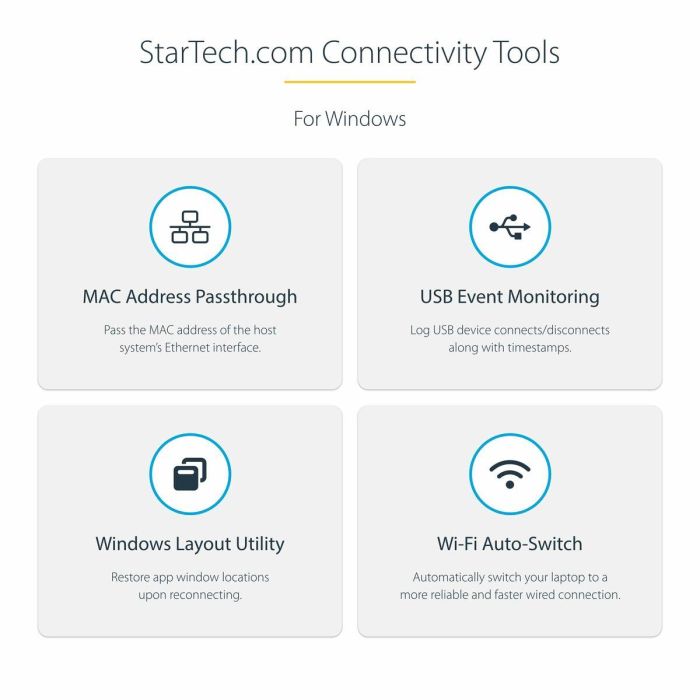 Hub USB Startech 154B-USBC-MULTIPORT Gris 100 W 1 Hub USB Startech 154B-USBC-MULTIPORT Gris 100 W 1