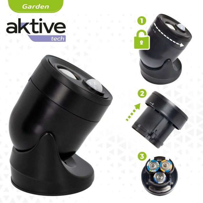 Luz solar Aktive Plástico 10,5 x 12,5 x 13,5 cm (12 Unidades) 1 Luz solar Aktive Plástico 10,5 x 12,5 x 13,5 cm (12 Unidades) 1