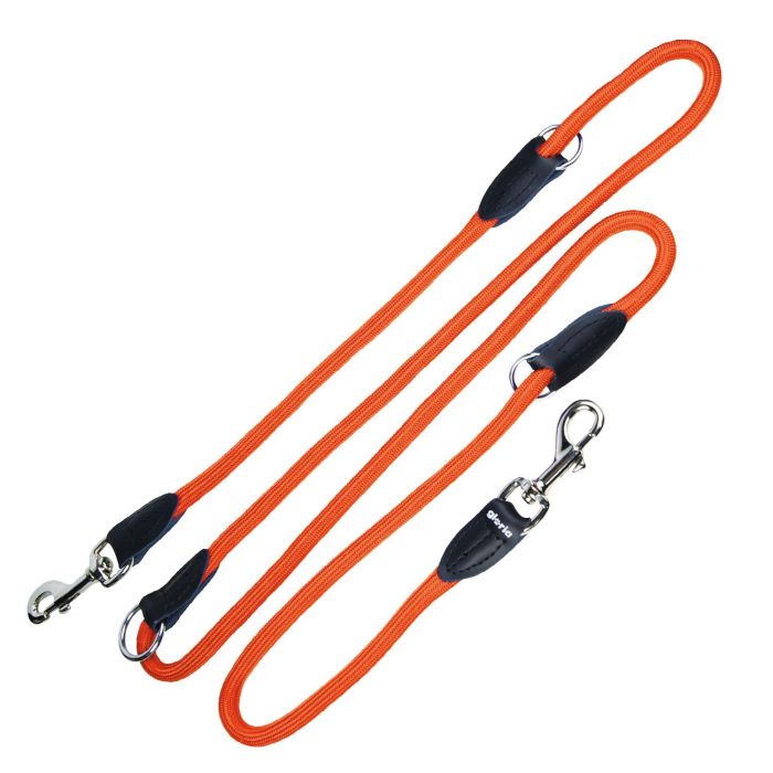 Gloria Correa Multiposición Redonda Nylon Doble Capa Reforzada para Perros 10mm x 200cm - Adiestramiento y Manos Libres