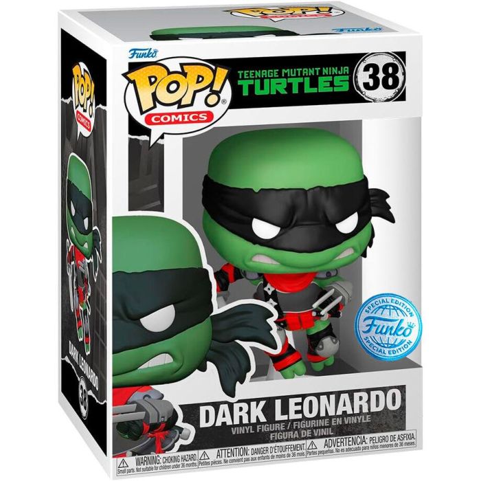Figura POP Tortugas Ninja Teenage Mutant Dark Leonardo Exclusive 1