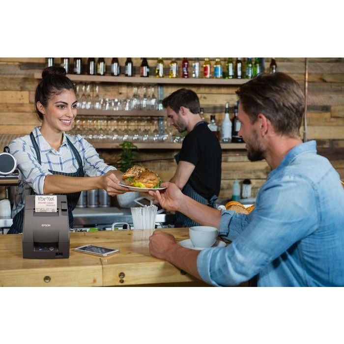 Epson Impresora de Transferencia Térmica C- Automatico Cortante Gris Oscuro 2