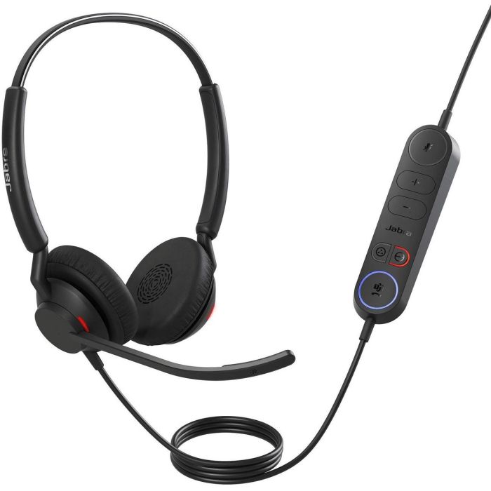 Jabra Engage 40 Inline Link Auriculares Estéreo USB-C para Oficina y Centro de Llamadas con Tecnología Clear Voice y Certificado Microsoft Teams