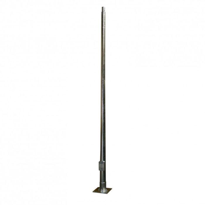 Columna Troncocónica AM-10, 5 Metros de Altura, Acero Galvanizado por Inmersión en Caliente, con Punta de 60mm y Pernos Incluidos