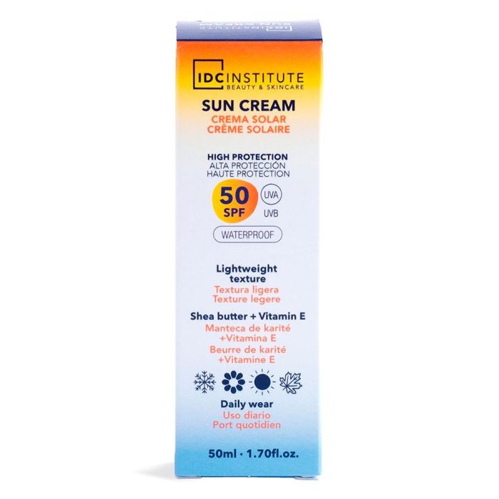 Idc Institute Sun Cream Crema Solar Waterproof Spf50 50 mL 2