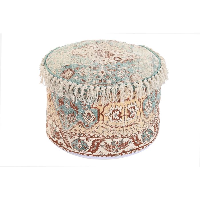 DKD Home Decor Cojin Suelo Arabe Fez Verde Beige 46x46x37 cm DKD Home Decor Cojin Suelo Arabe Fez Verde Beige 46x46x37 cm