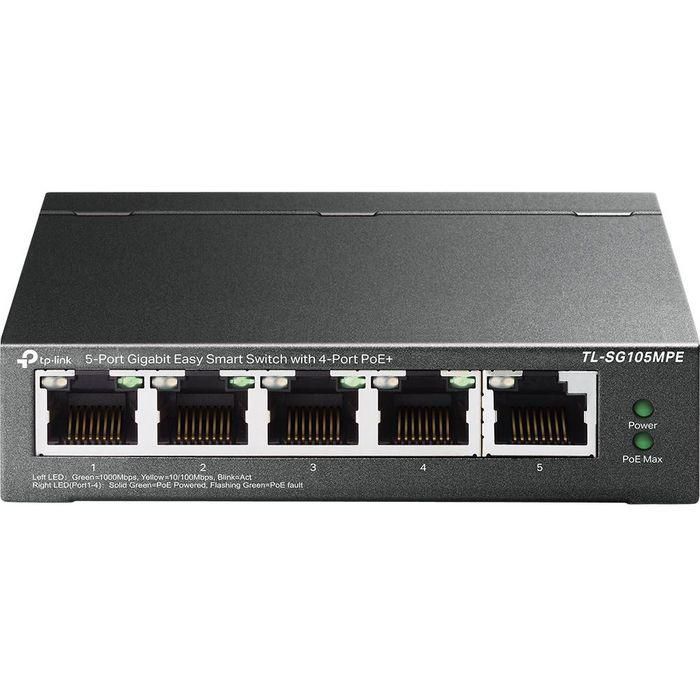 Switch Tp - Link Tl - Sg105Mpe 5 Puertos 1 Switch Tp - Link Tl - Sg105Mpe 5 Puertos 1
