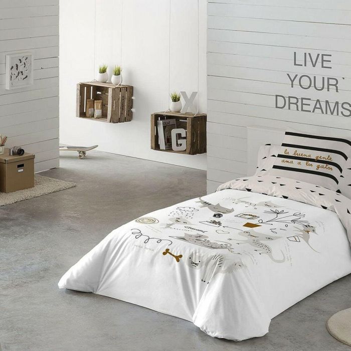 Funda Nórdica Panzup Cats Cama de 180/190 (260 x 220 cm) 3 Funda Nórdica Panzup Cats Cama de 180/190 (260 x 220 cm) 3