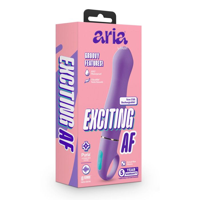 Vibrador Blush Aria Morado 1 Vibrador Blush Aria Morado 1