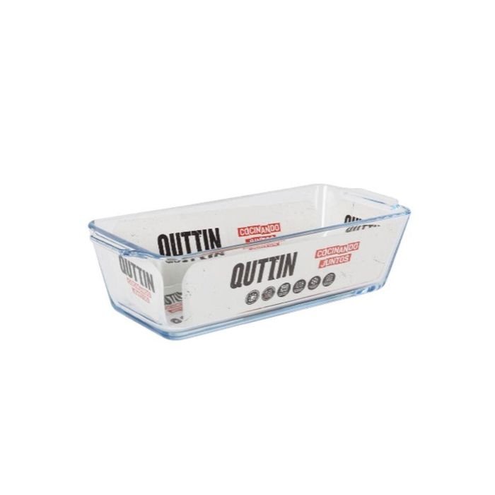 Fuente para Horno Quttin Vidrio Rectangular 825 ml 23,1 x 10 x 6,1 cm (6 Unidades) 1