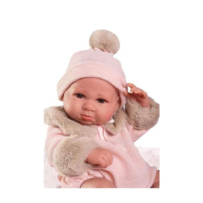 Antonio Juan Muñeca Recién Nacida Luca con Mantita Flores 42 cm 3