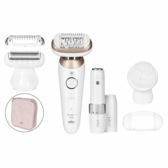 Braun Silk-épil 9 Flex BRA1716478137106 - Depiladora Eléctrica Inalámbrica con 2 Velocidades y 50 Minutos de Autonomía 16