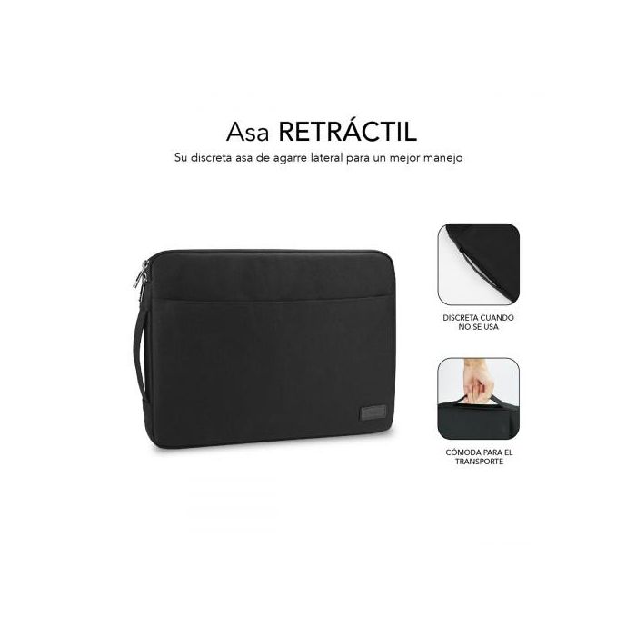 SUBBLIM Maletin Urban Laptop Sleeve 13,3-14" Black 2 SUBBLIM Maletin Urban Laptop Sleeve 13,3-14" Black 2