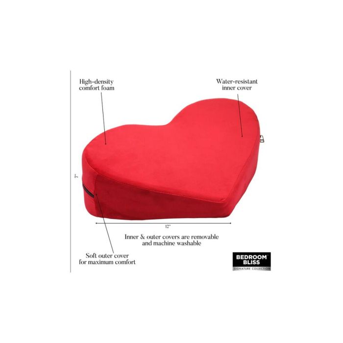 Cojín Cuña para el Sexo Combo XR Rojo Corazón 2 Cojín Cuña para el Sexo Combo XR Rojo Corazón 2