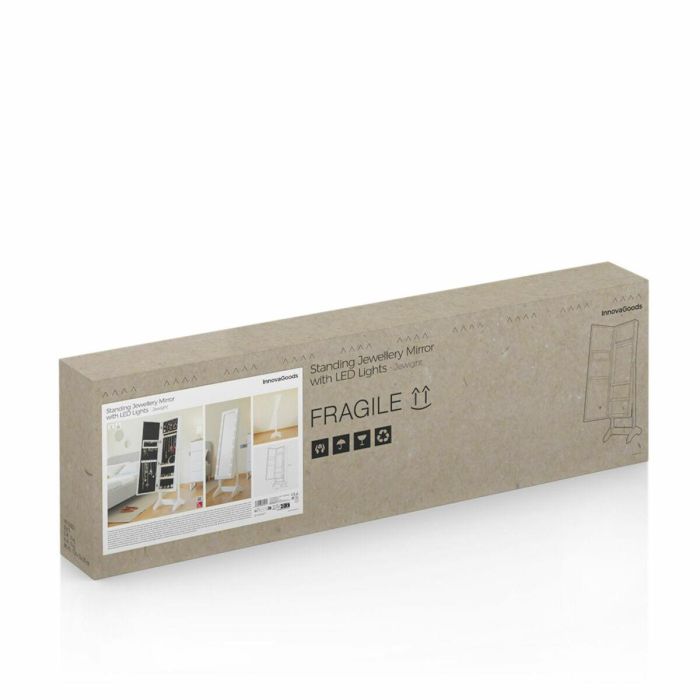 Espejo Joyero de Pie con LED Jewight InnovaGoods 9 Espejo Joyero de Pie con LED Jewight InnovaGoods 9