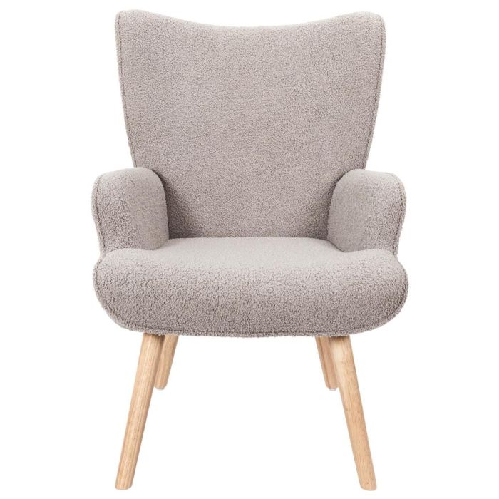 Sillón Rizo Rhea Taupe Home Deco Factory 3 Sillón Rizo Rhea Taupe Home Deco Factory 3