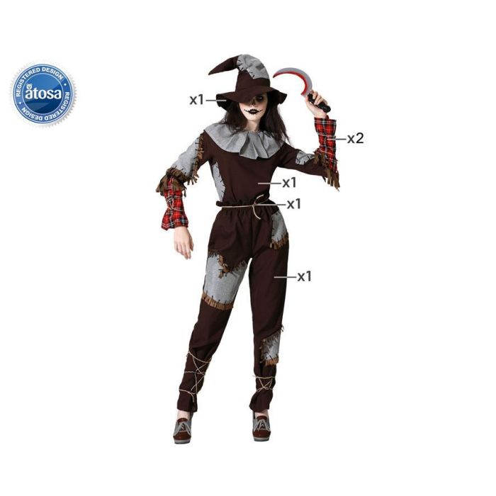 Disfraz Espantapájaros Terrorífico Mujer Adulto XS-S - Halloween Disfraz Espantapájaros Terrorífico Mujer Adulto XS-S - Halloween