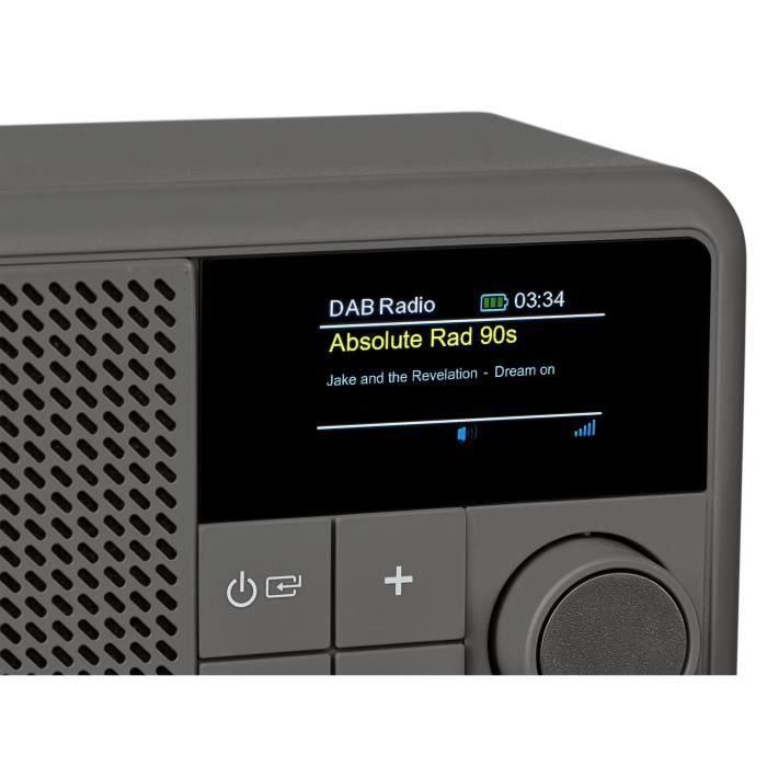 Mini radio - MEDION - DAB/FM - Mono 2W RMS - Gris 2