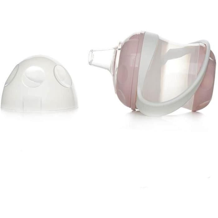 Vaso + tapa antigoteo THERMOBABY - Rosa empolvado 2 Vaso + tapa antigoteo THERMOBABY - Rosa empolvado 2