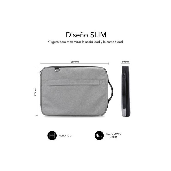 SUBBLIM Maletin Advance Laptop Sleeve 13,3-14" Grey 3 SUBBLIM Maletin Advance Laptop Sleeve 13,3-14" Grey 3